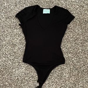 Judith March Black Bodysuit size S